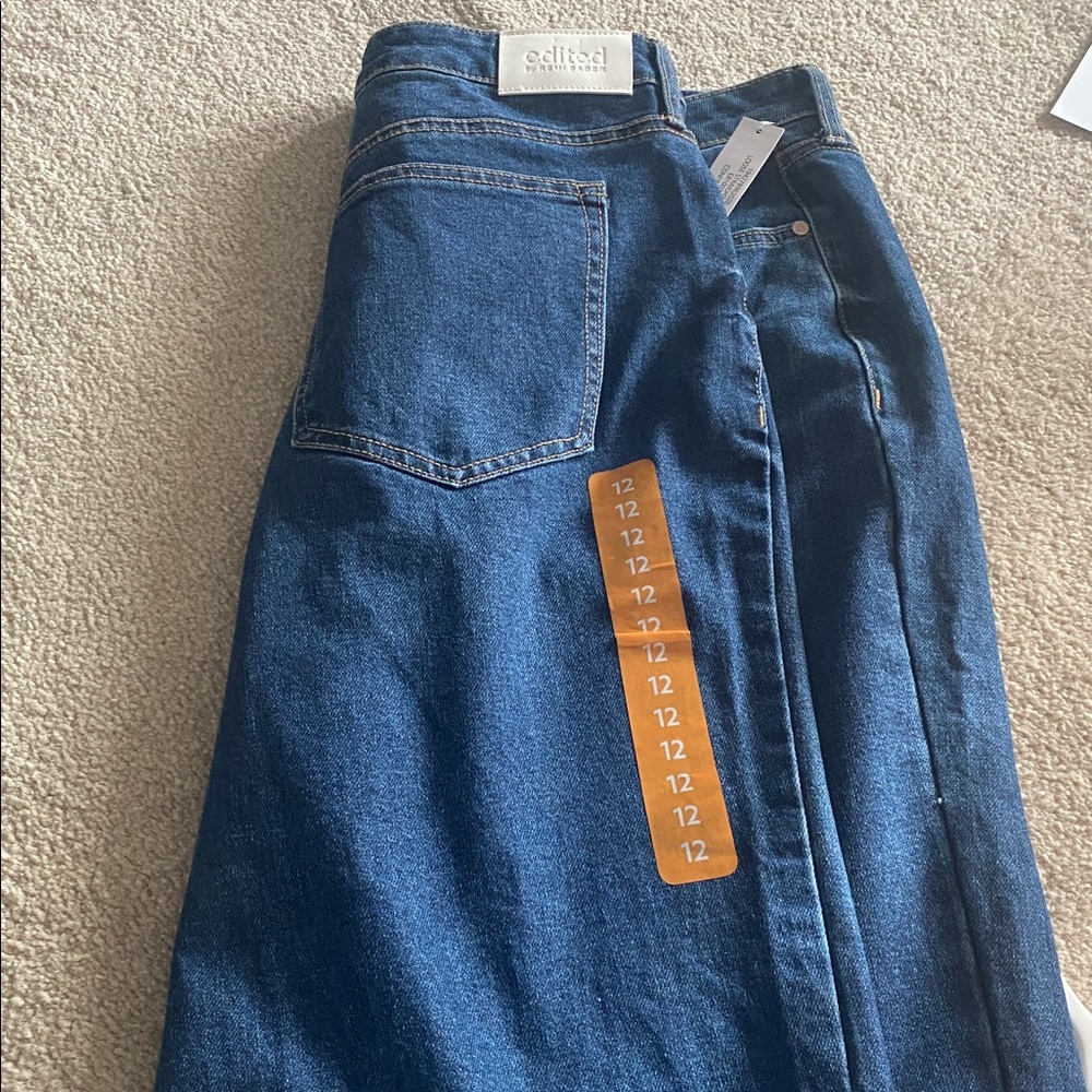 Edited by Remi Bader NWT loose straight jeans size 12 - Picture 7 of 7
